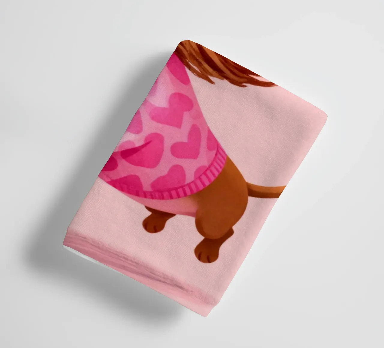 Hereingedackelt dachshund, Come in Home Art Handtuch von Attaboy Dsgn