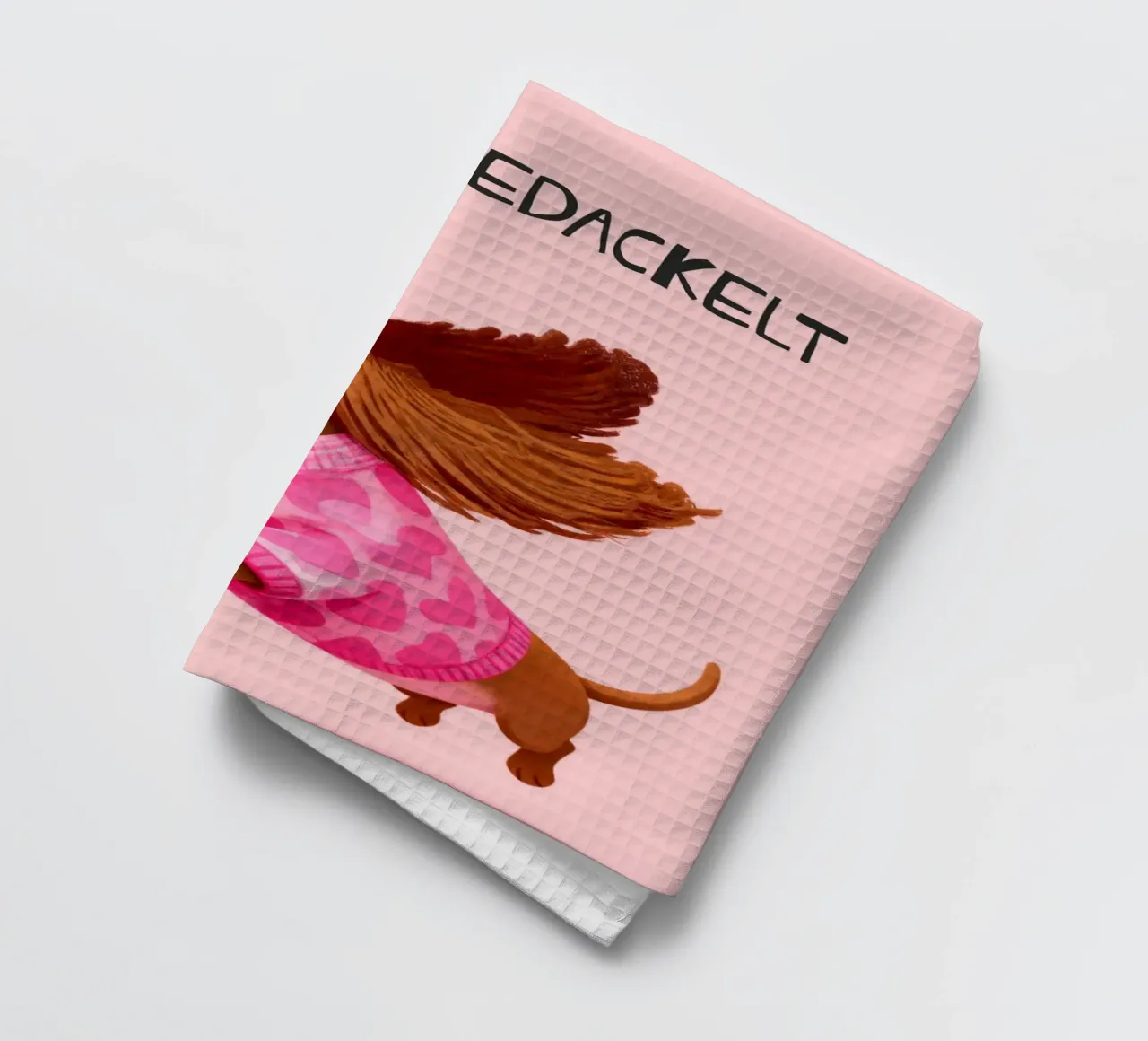 Hereingedackelt dachshund, Come in Home Art Geschirrtuch von Attaboy Dsgn