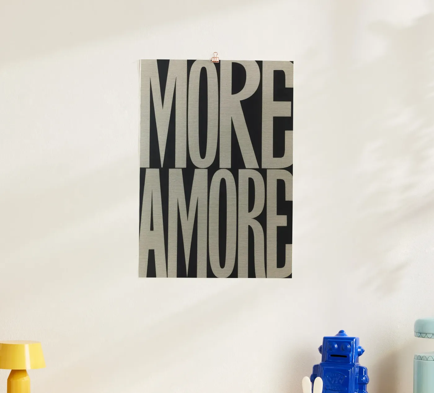 MORE AMORE poster by Words by Niki