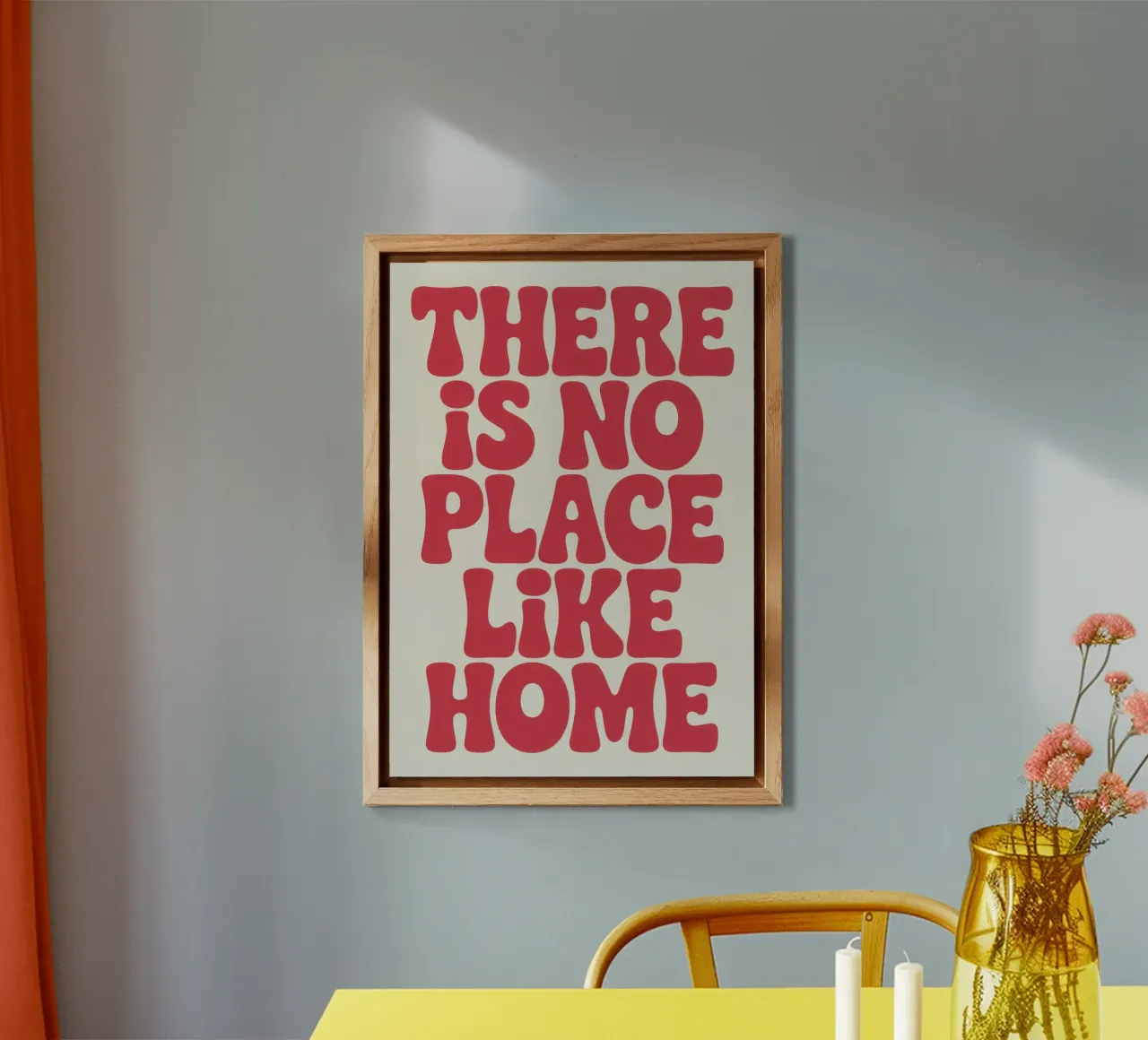 THERE IS NO PLACE LIKE HOME alluminio dibond da Words by Niki