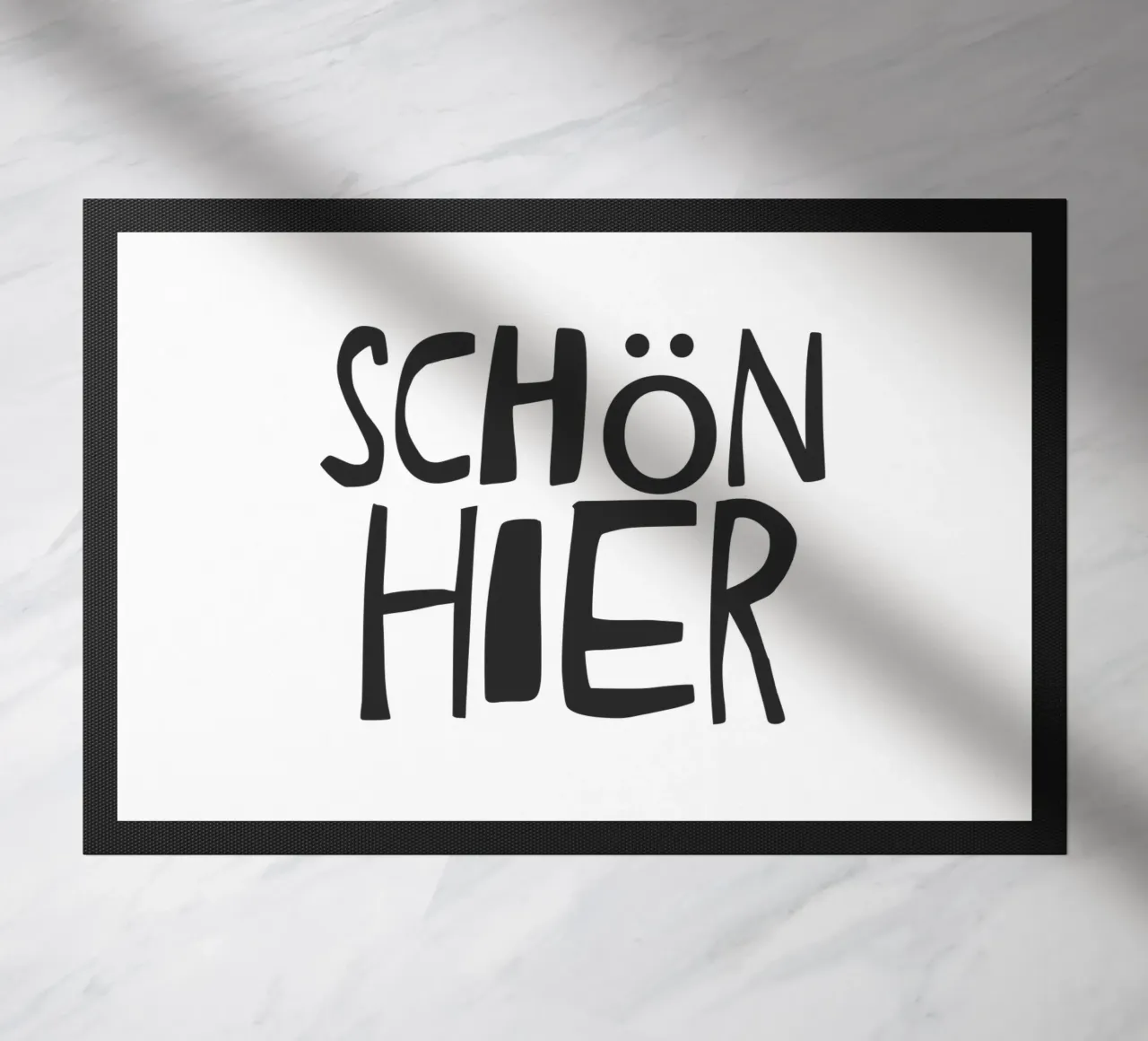 Nice here doormat by Attaboy Dsgn