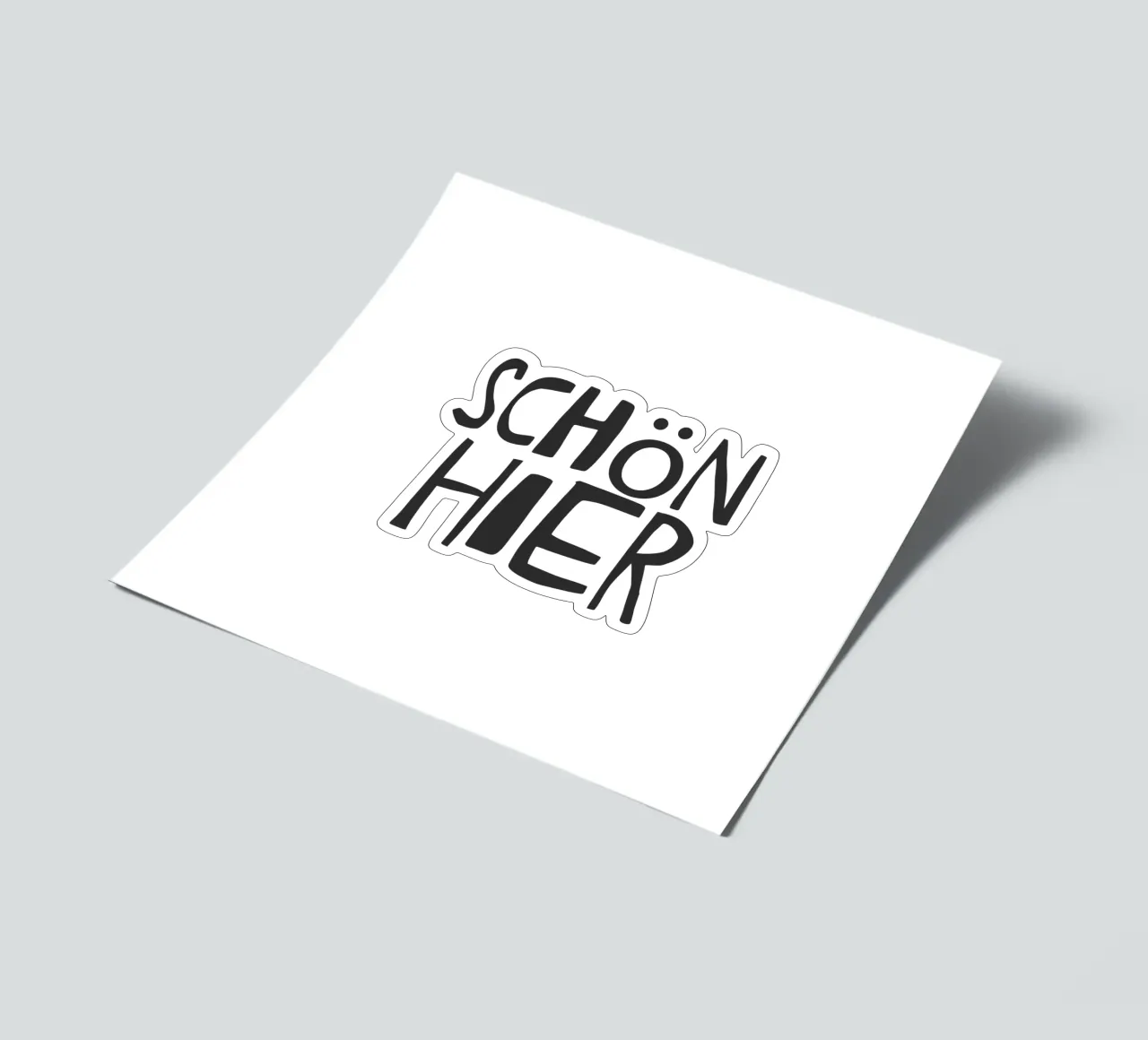 Nice here sticker sheet by Attaboy Dsgn