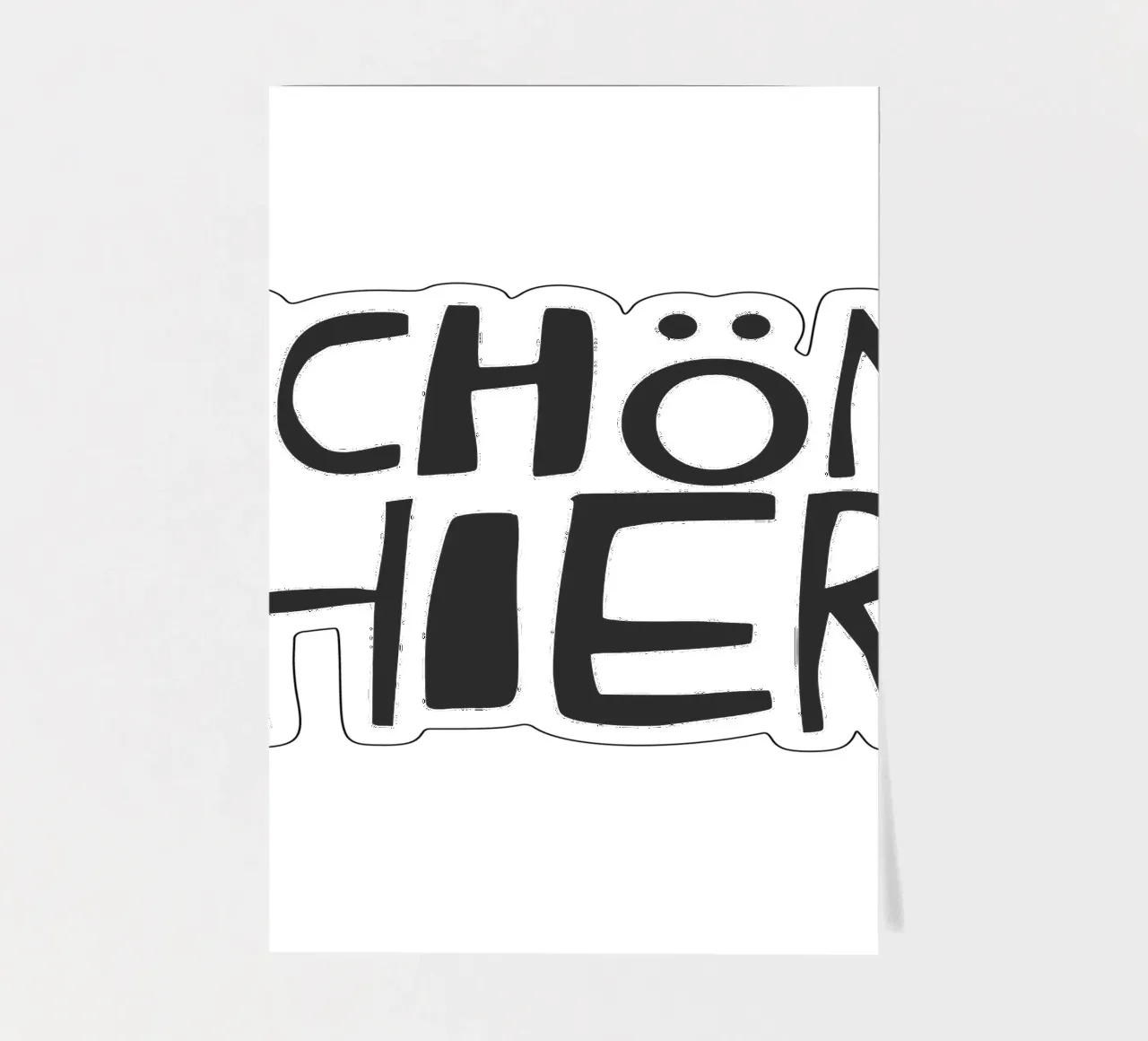 Nice here sticker sheet by Attaboy Dsgn