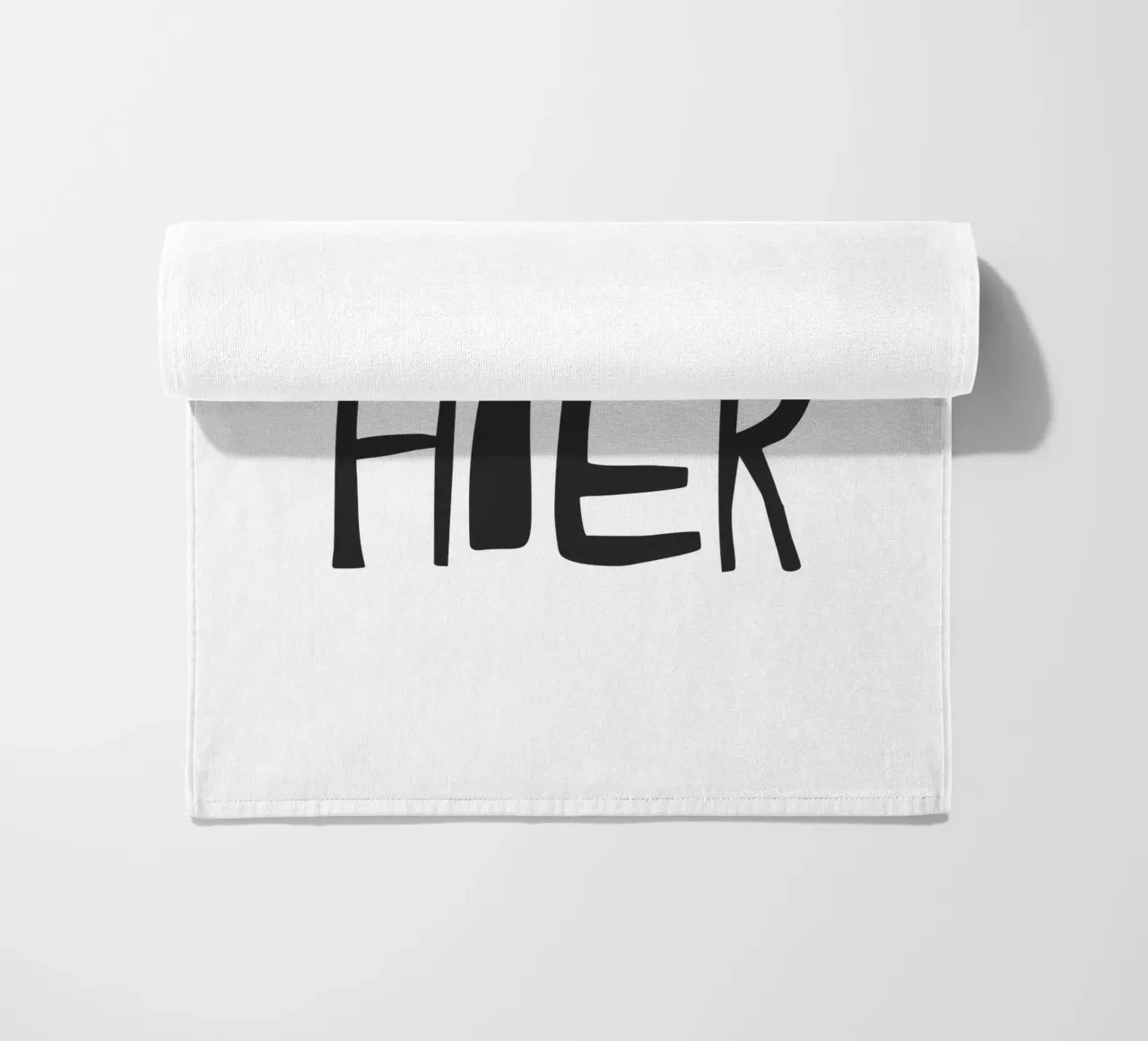 Nice here beach towel by Attaboy Dsgn