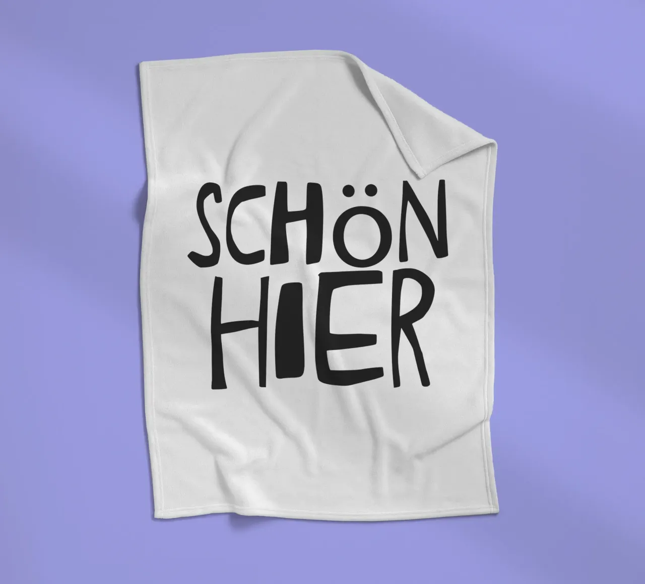 Leuk hier fleecedeken van Attaboy Dsgn