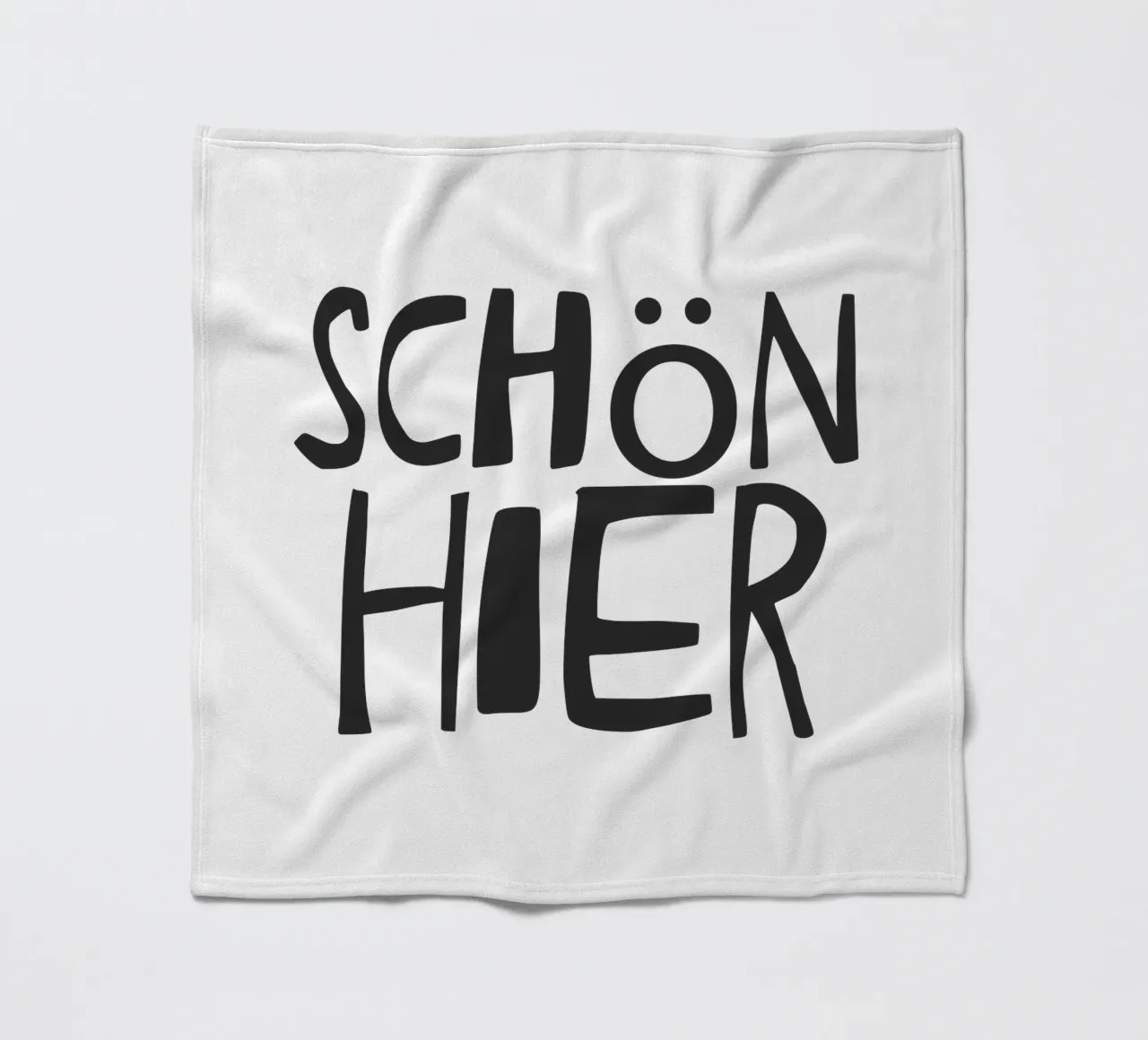 Leuk hier fleecedeken van Attaboy Dsgn