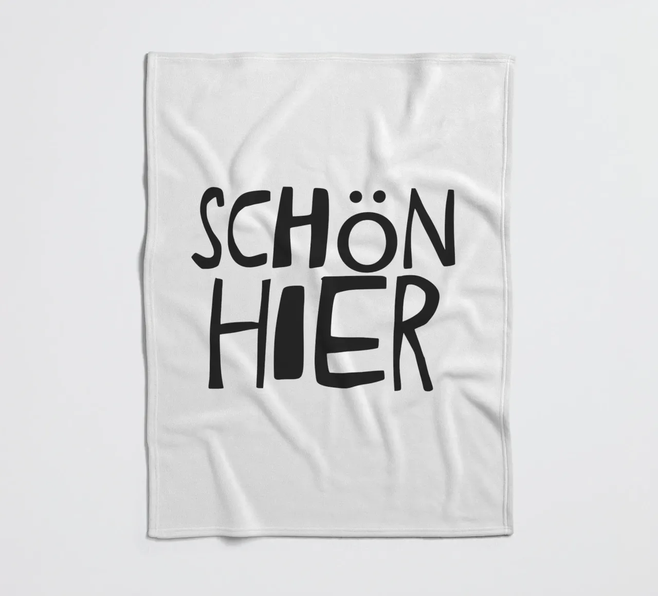 Leuk hier fleecedeken van Attaboy Dsgn