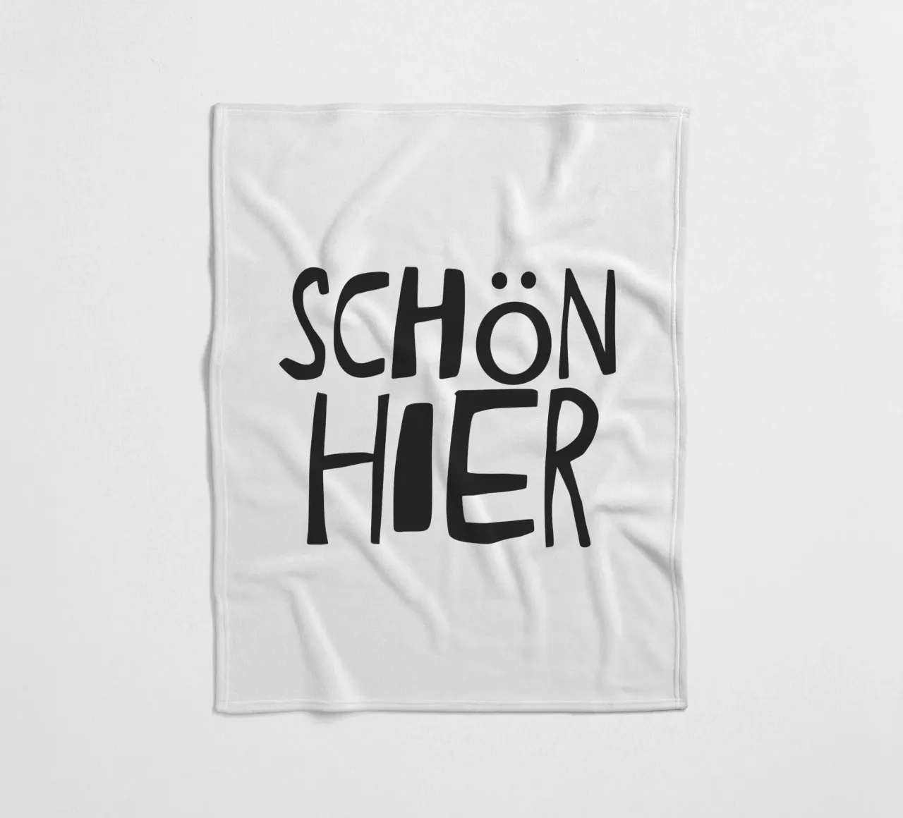 Leuk hier fleecedeken van Attaboy Dsgn