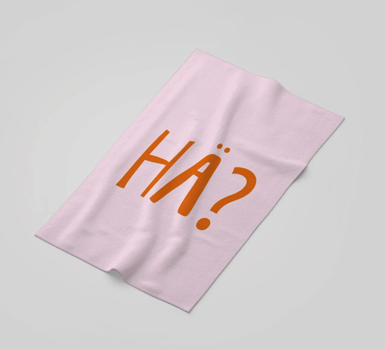 Hä? Confuso , Espressione tedesca telo mare da Attaboy Dsgn