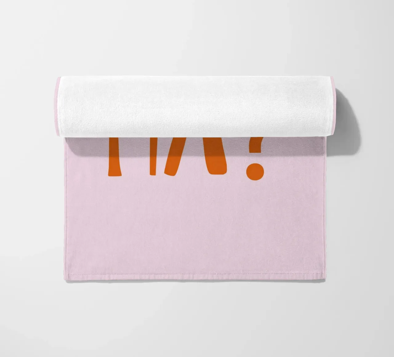 Hä? Confuso , Espressione tedesca telo mare da Attaboy Dsgn