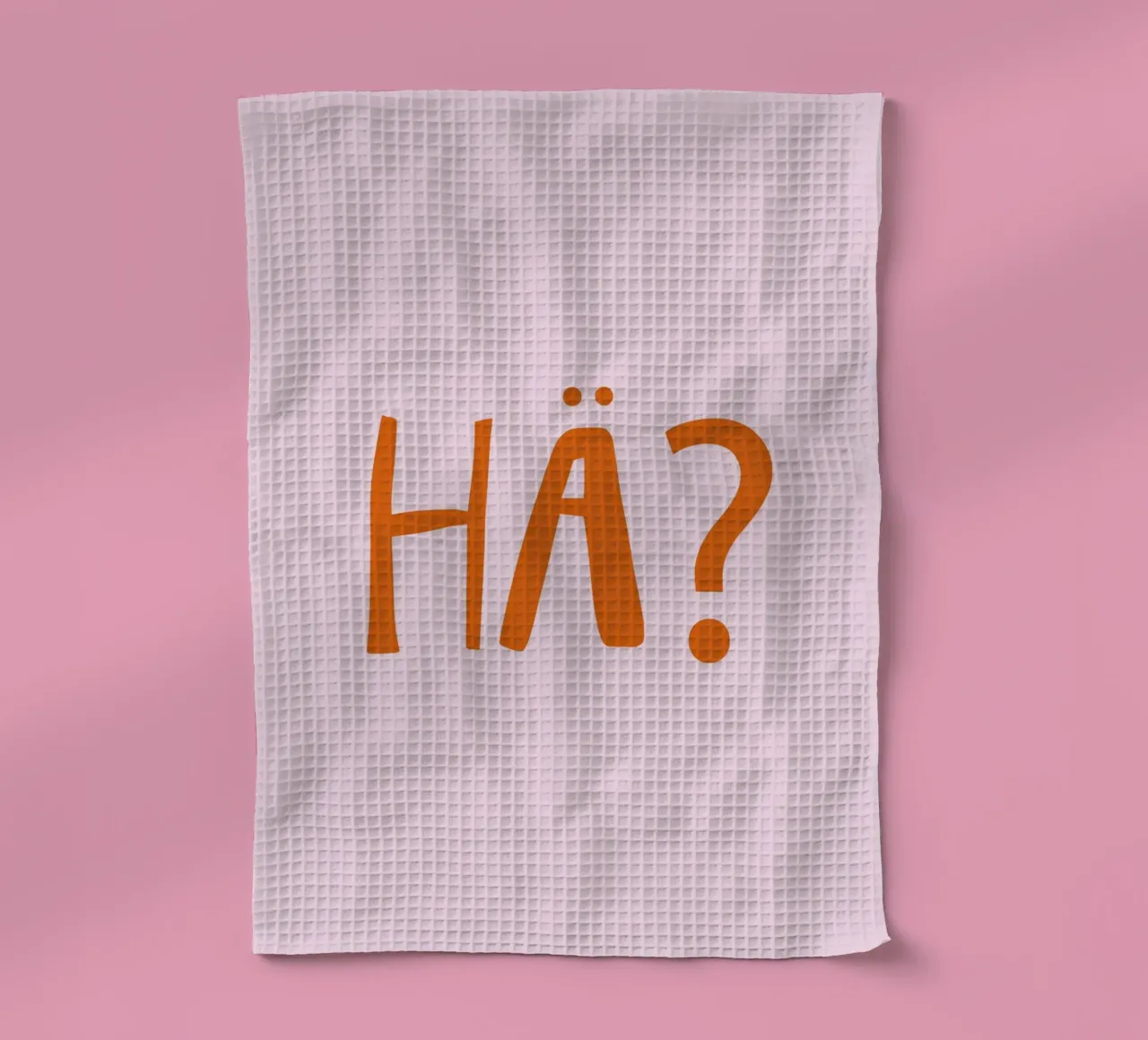 Hä? Confuso , Espressione tedesca canovaccio da cucina da Attaboy Dsgn