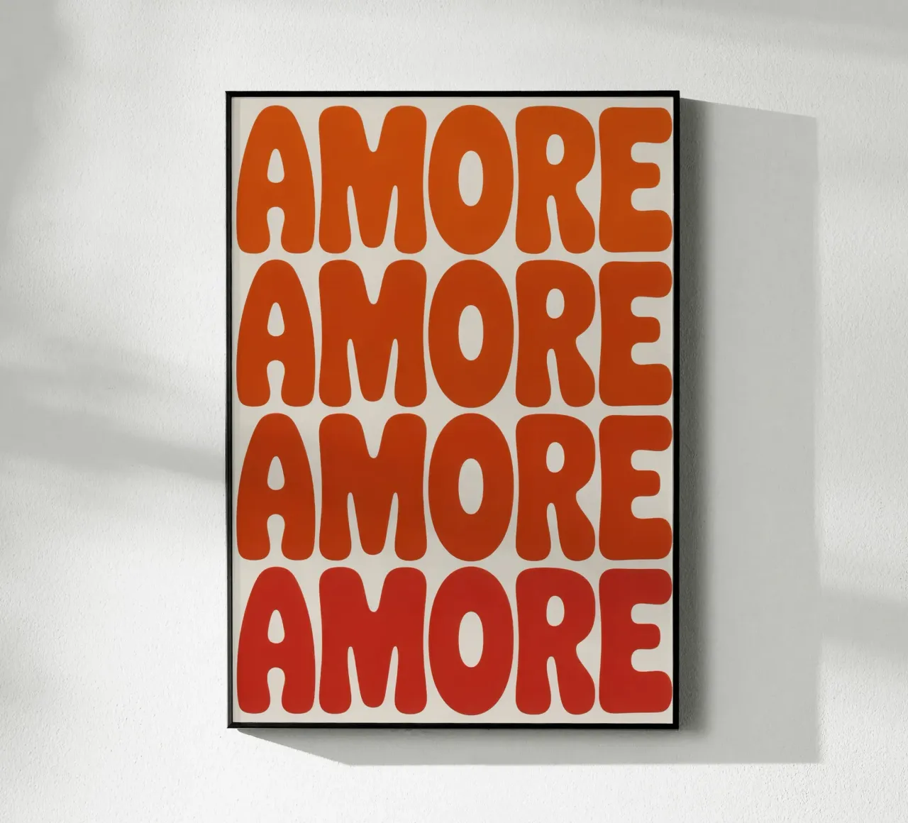 AMORE plexiglas de Words by Niki