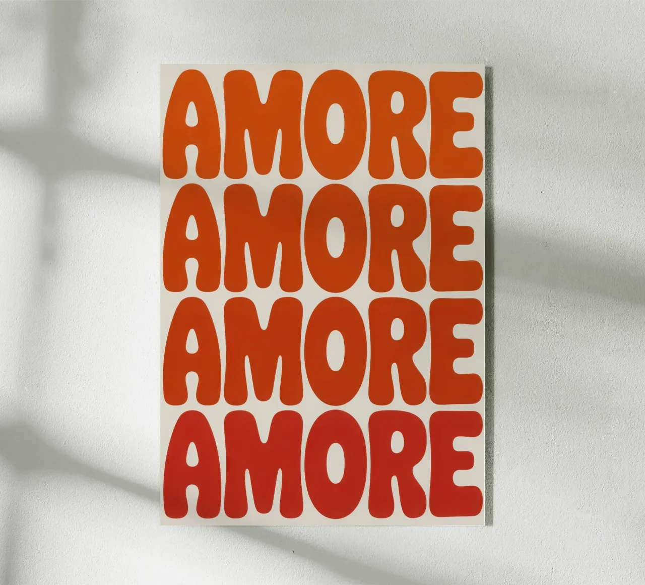 AMORE plexiglas de Words by Niki