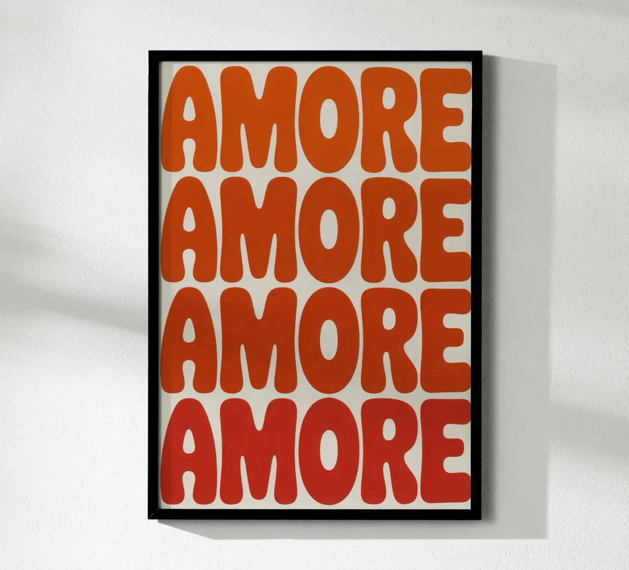 AMORE poster by Words by Niki