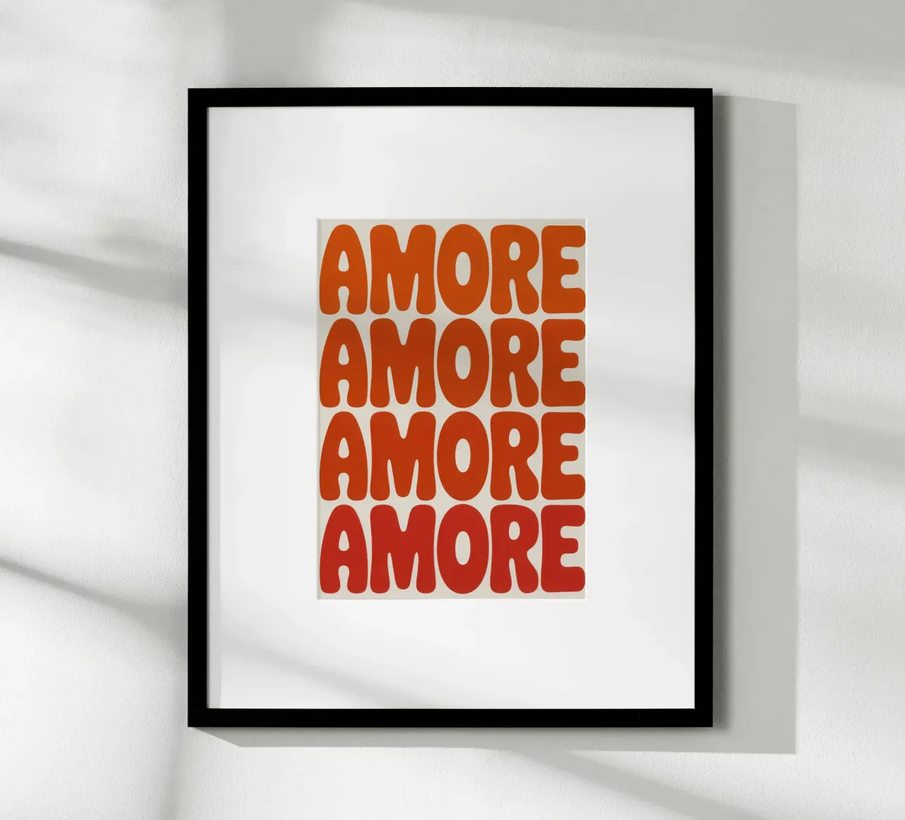 AMORE poster by Words by Niki