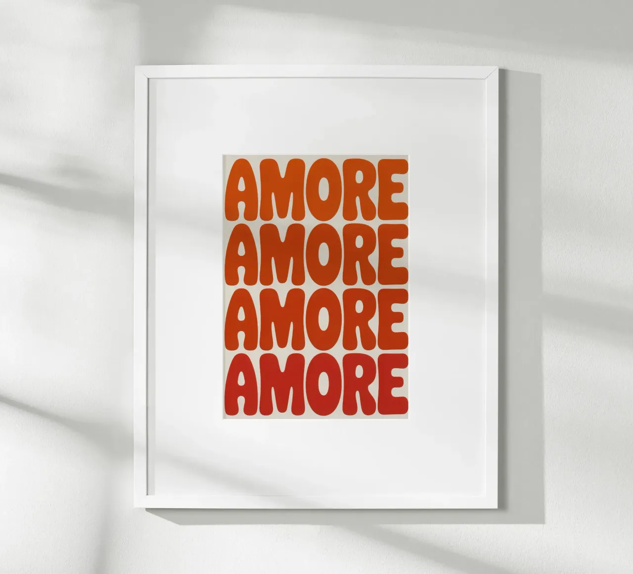 AMORE poster by Words by Niki