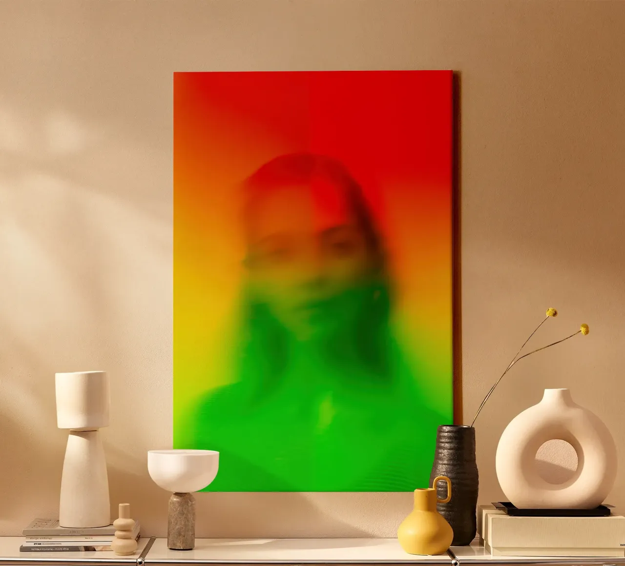 Fading memory | Poetry of the unconscious canvas with Floater frame by Autofocus
