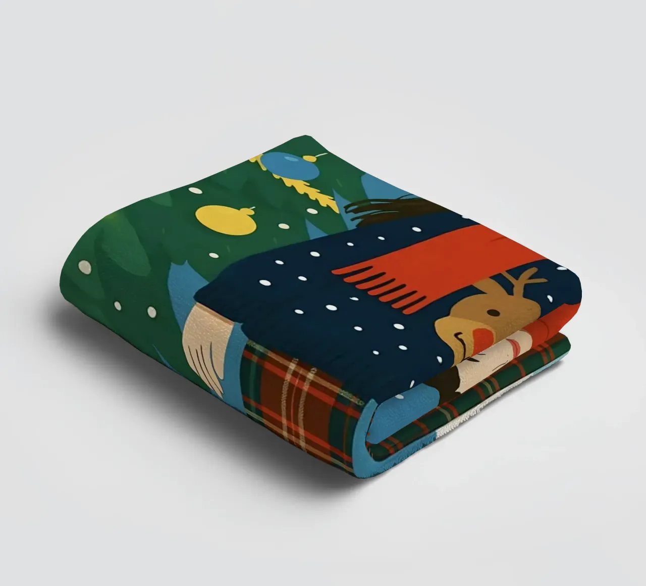RUDOLPH THE RED NOSE REINDEER Handtuch von CHRISTMAS ART