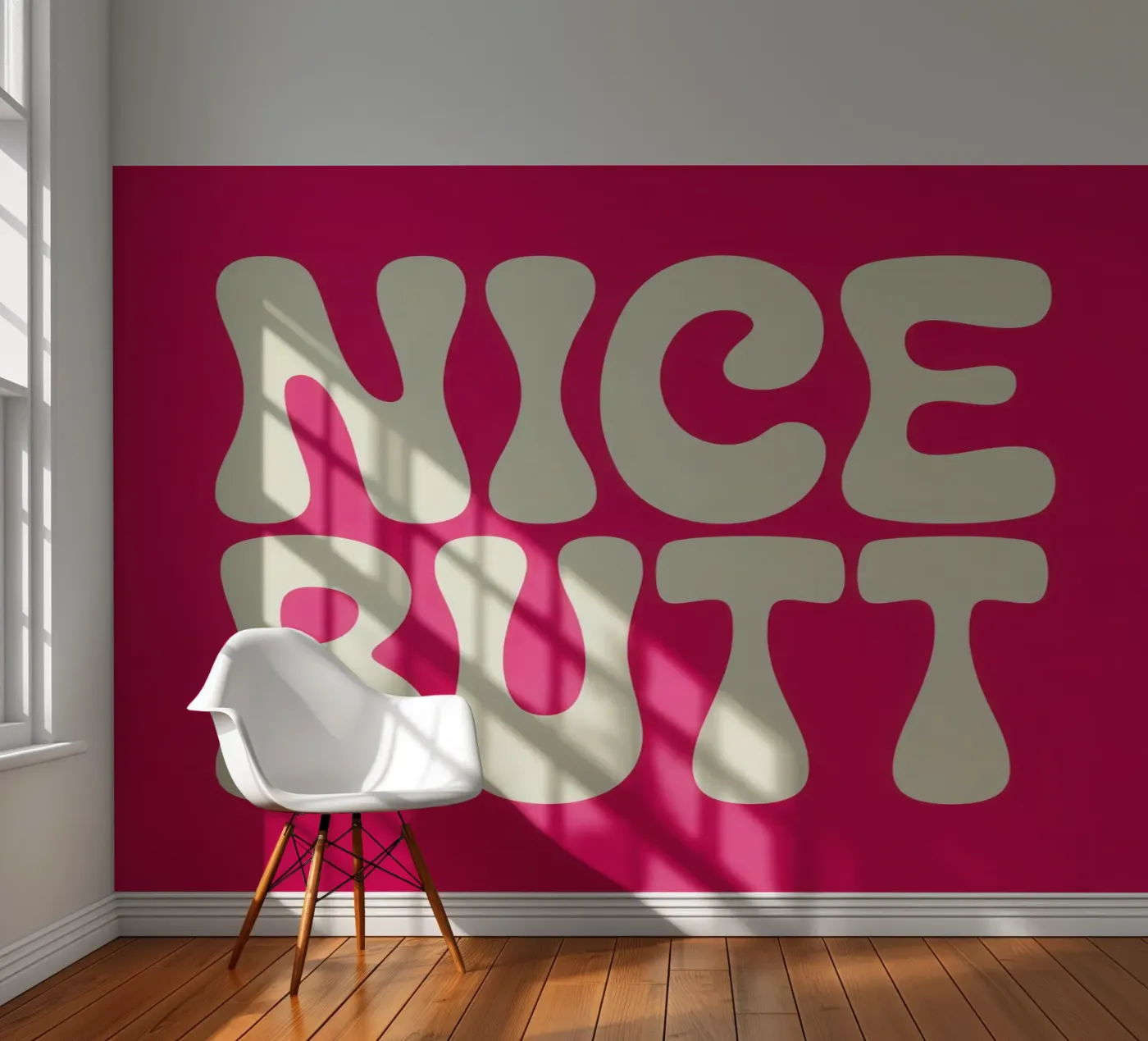 NICE BUTT fotobehang van Words by Niki