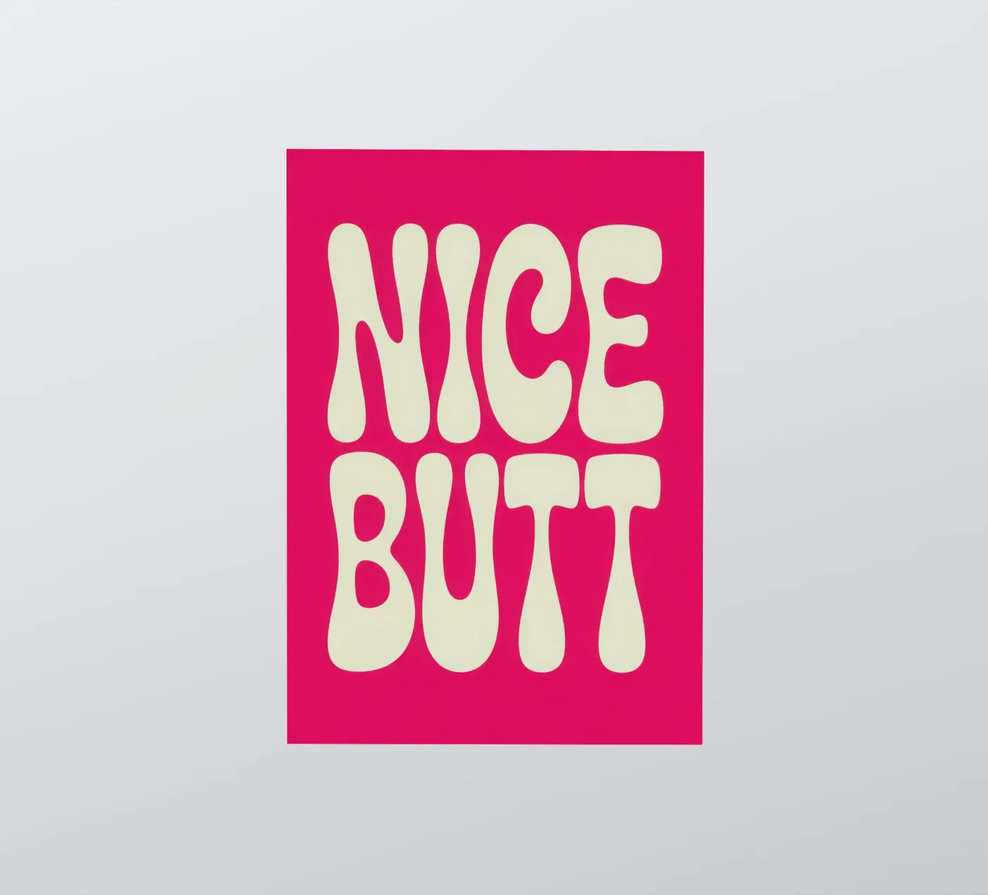 NICE BUTT sticker by Words by Niki