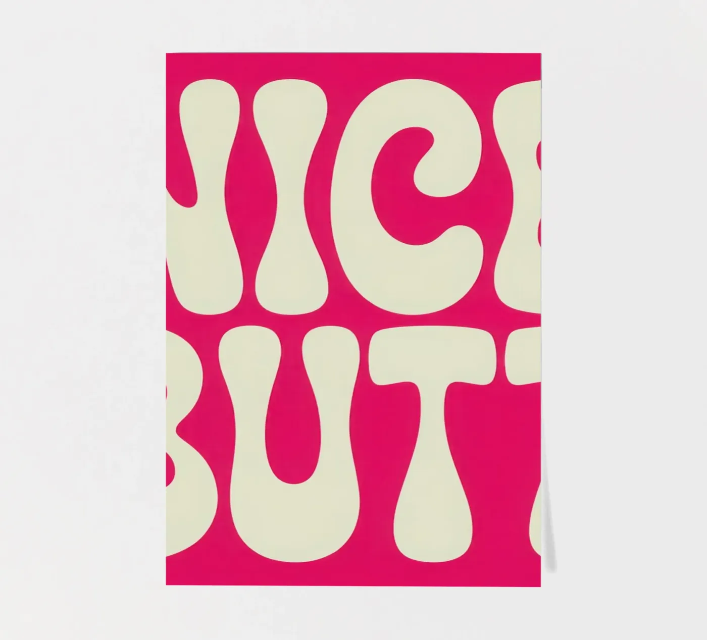 NICE BUTT sticker sheet by Words by Niki
