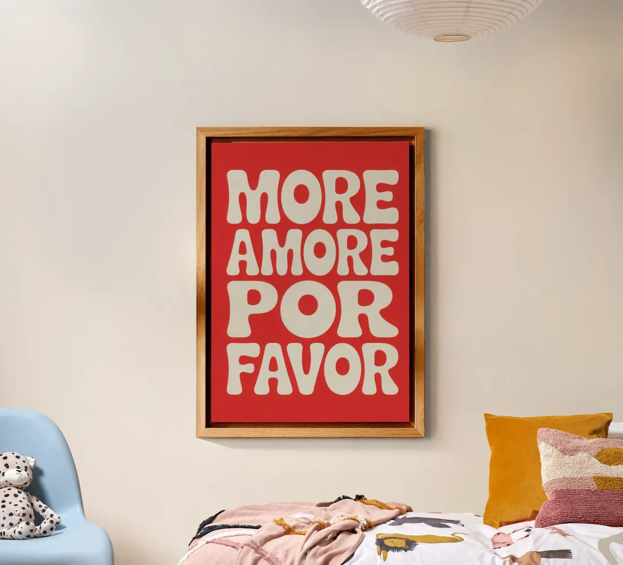MORE AMORE FOR FAVOR alluminio dibond da Words by Niki