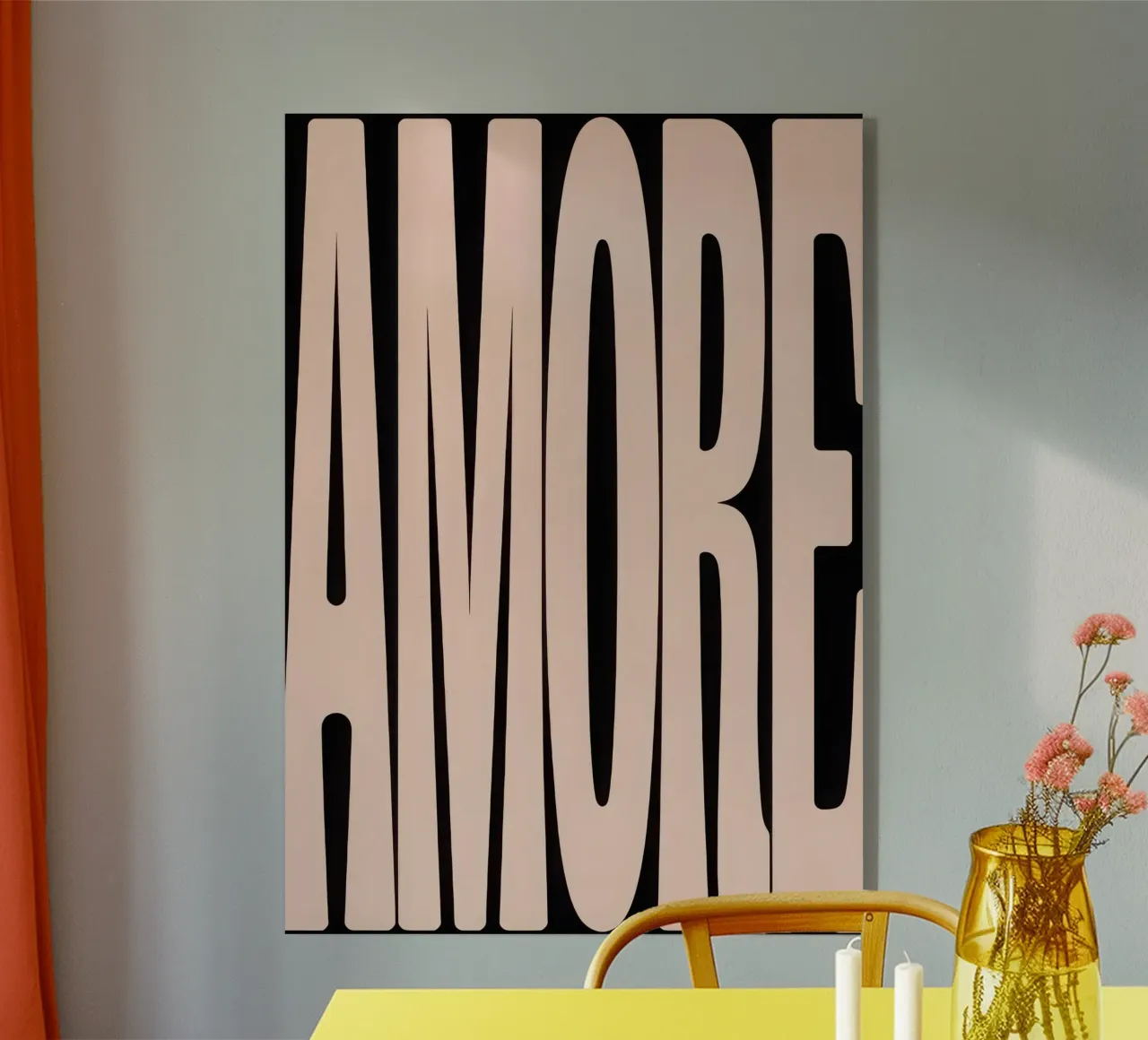 AMORE acryl van Words by Niki