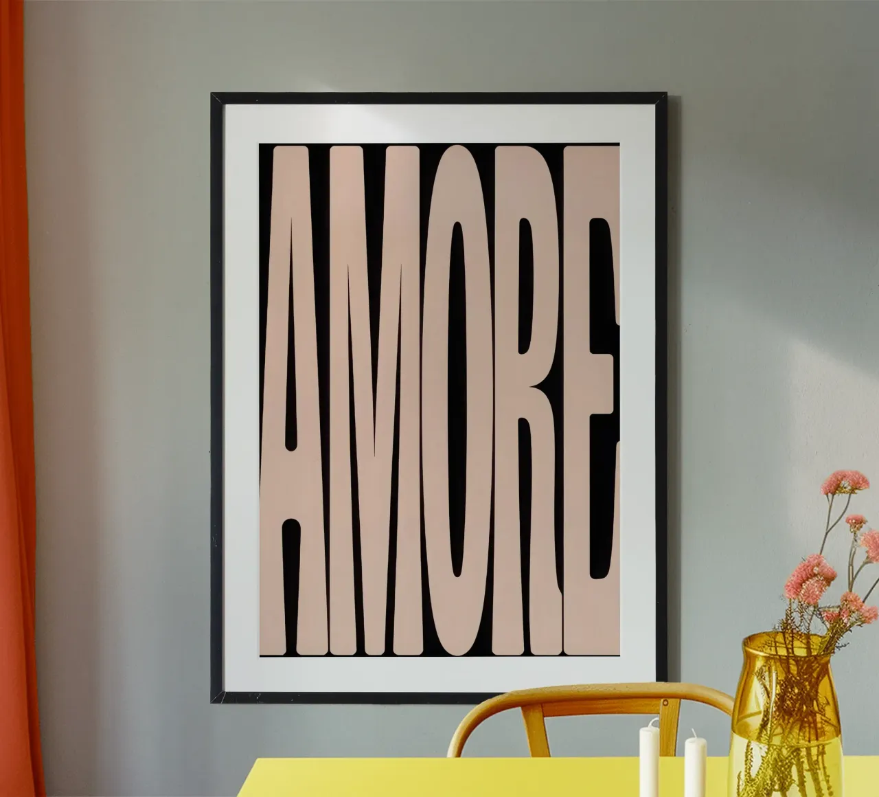AMORE poster da Words by Niki
