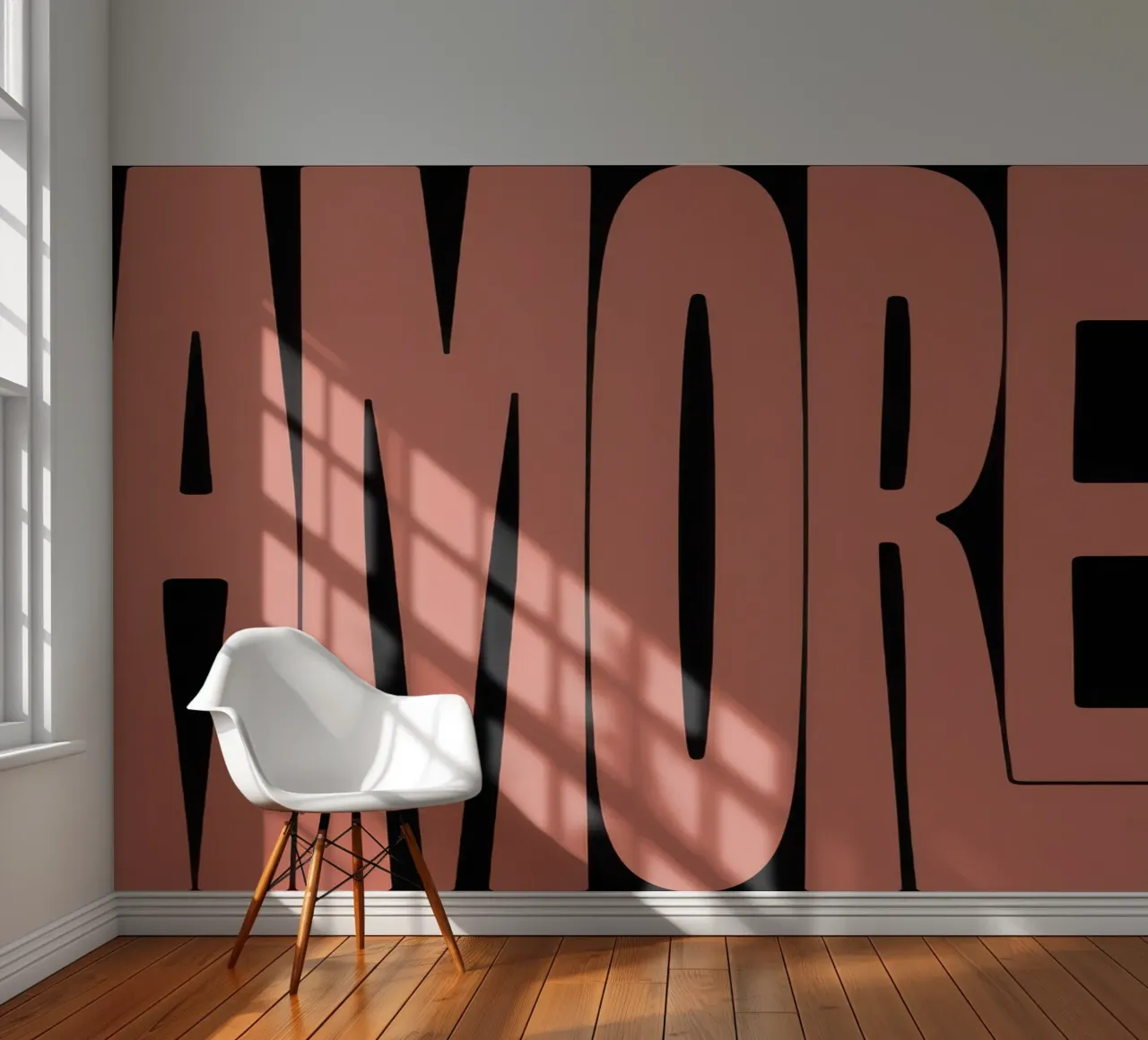 AMORE fotobehang van Words by Niki