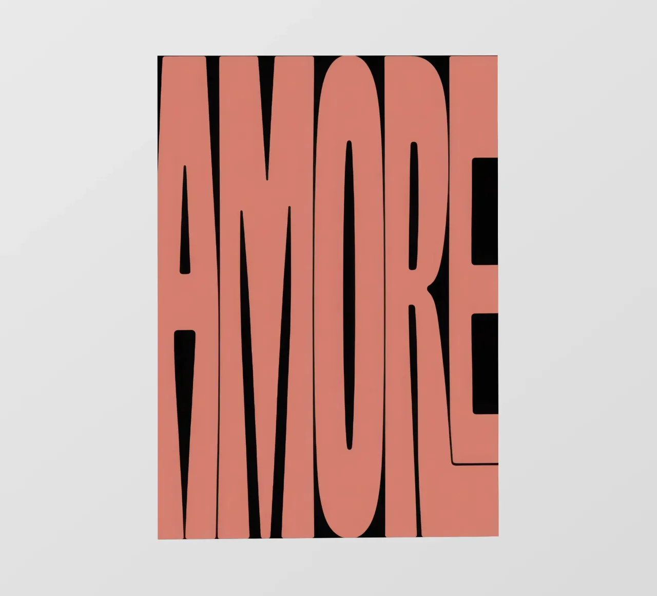 AMORE fotobehang van Words by Niki