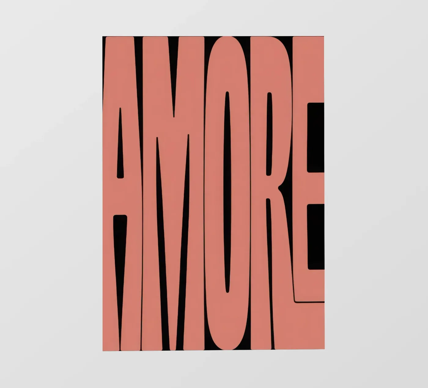 AMORE fotobehang van Words by Niki