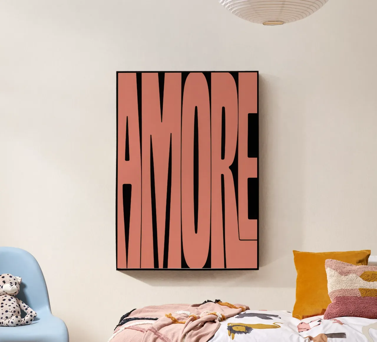 AMORE Acryl-Glas von Words by Niki