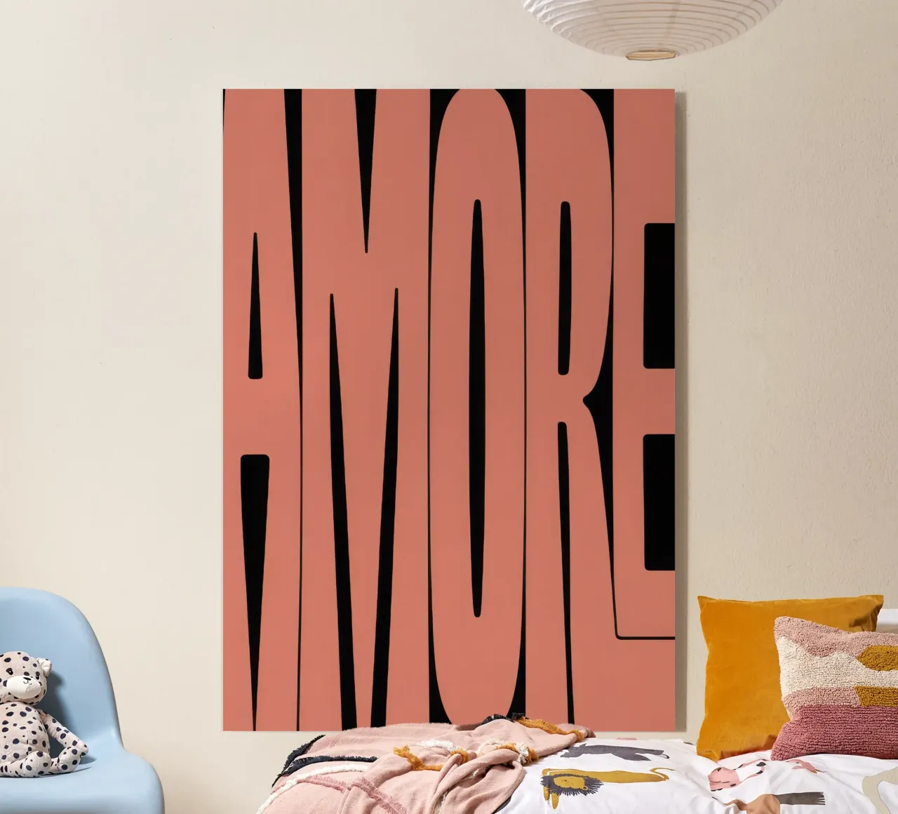 AMORE Acryl-Glas von Words by Niki