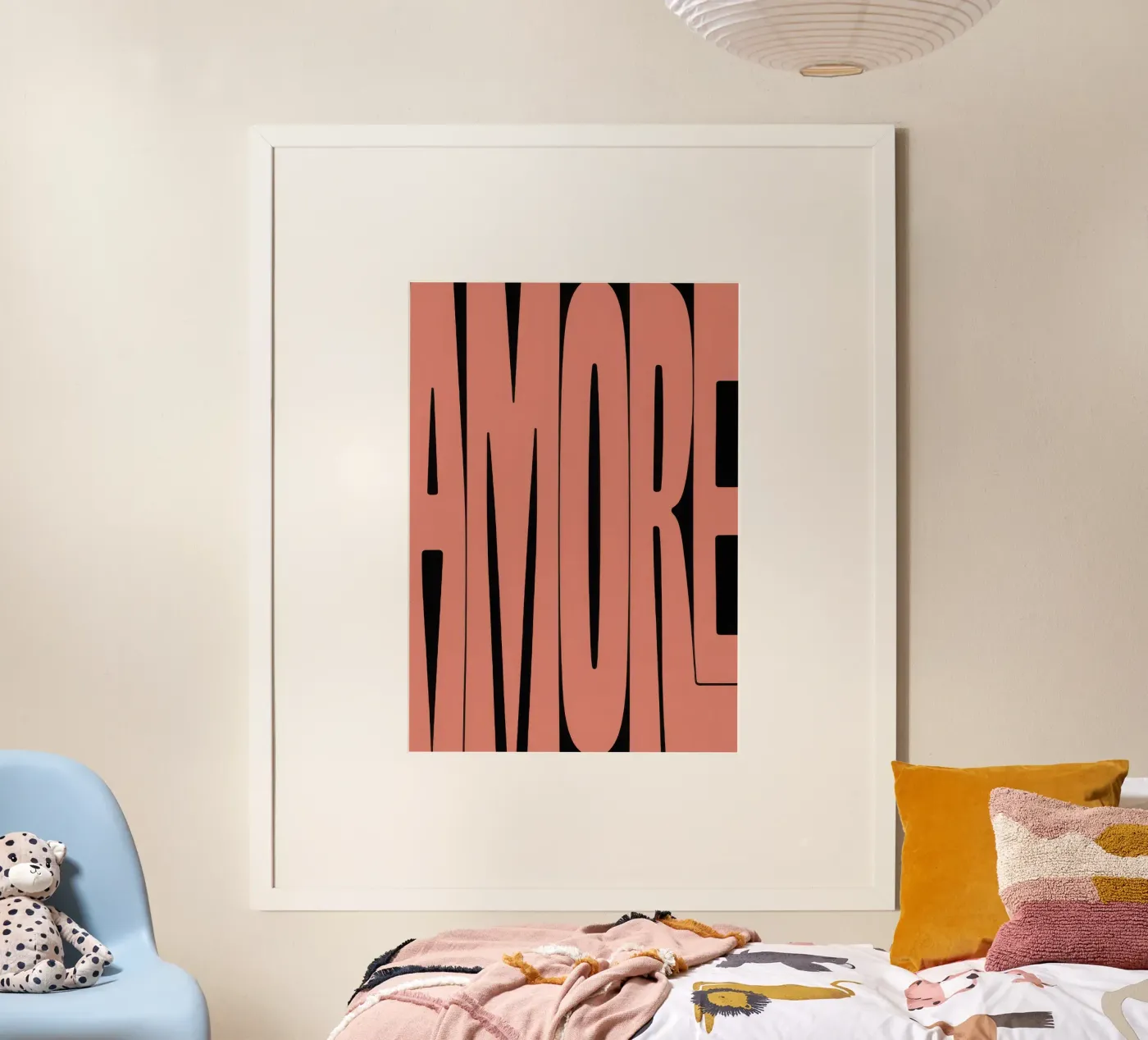 AMORE Poster von Words by Niki