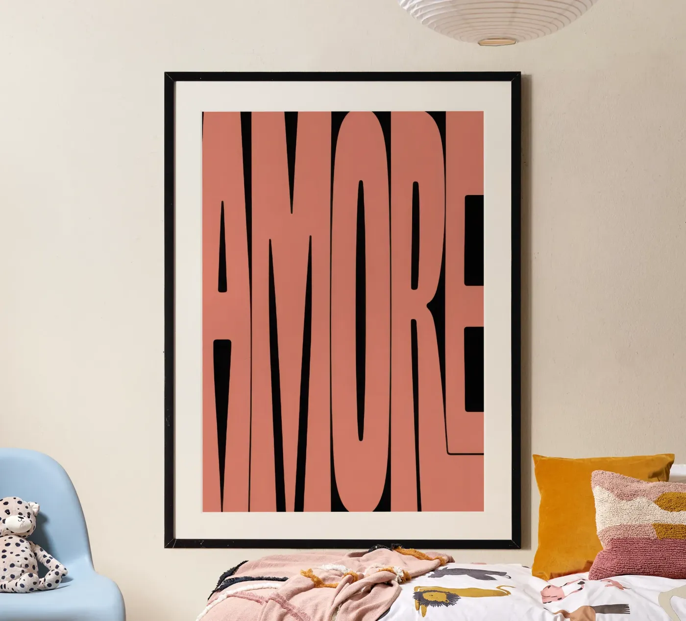 AMORE Poster von Words by Niki