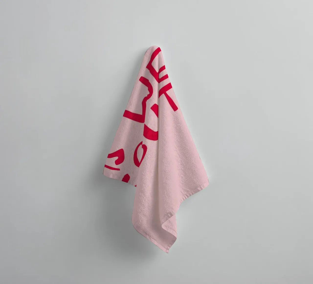 E se tutto si risolvesse per il meglio? asciugamano da bagno da Attaboy Dsgn