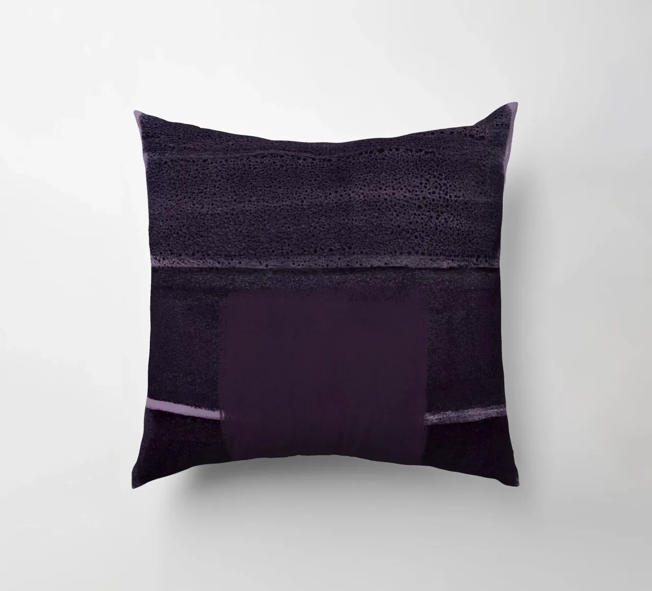abstract colorfields 2 - purple cuscino da IRIS LEHNHARDT FINE ART