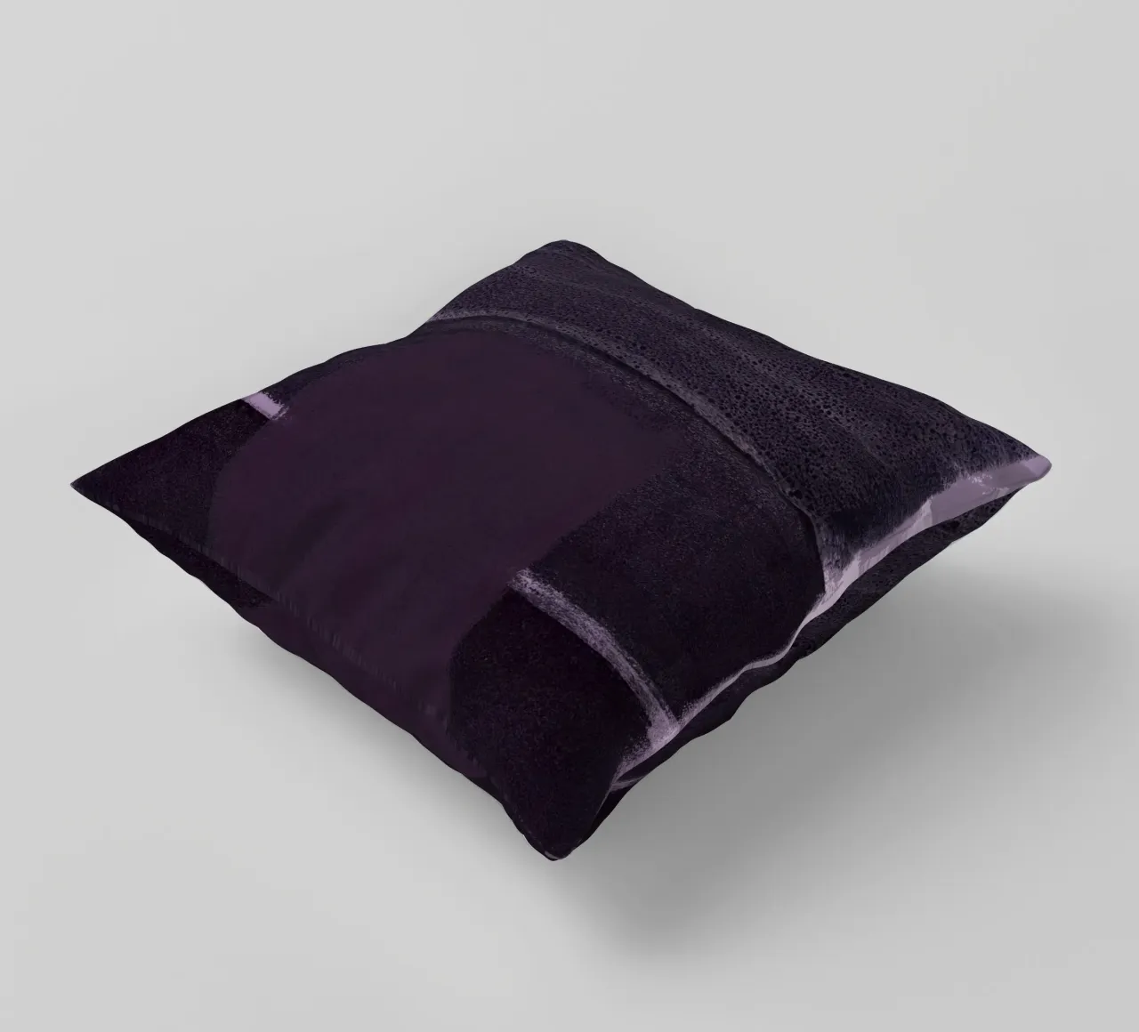 abstract colorfields 2 - purple cuscino da IRIS LEHNHARDT FINE ART