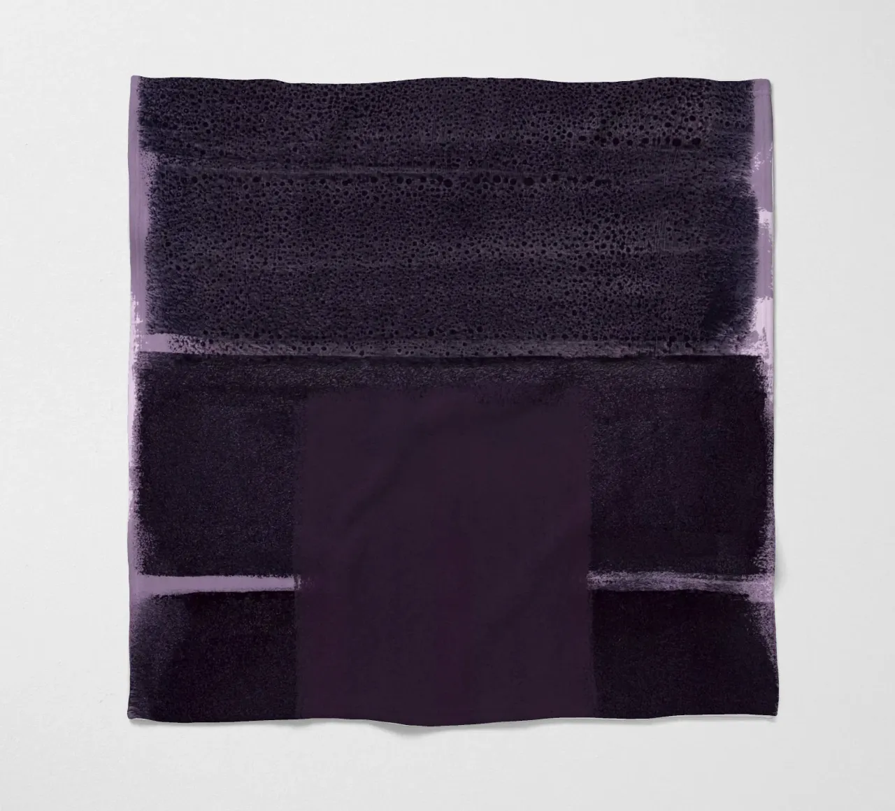 abstract colorfields 2 - purple coperta in pile da IRIS LEHNHARDT FINE ART
