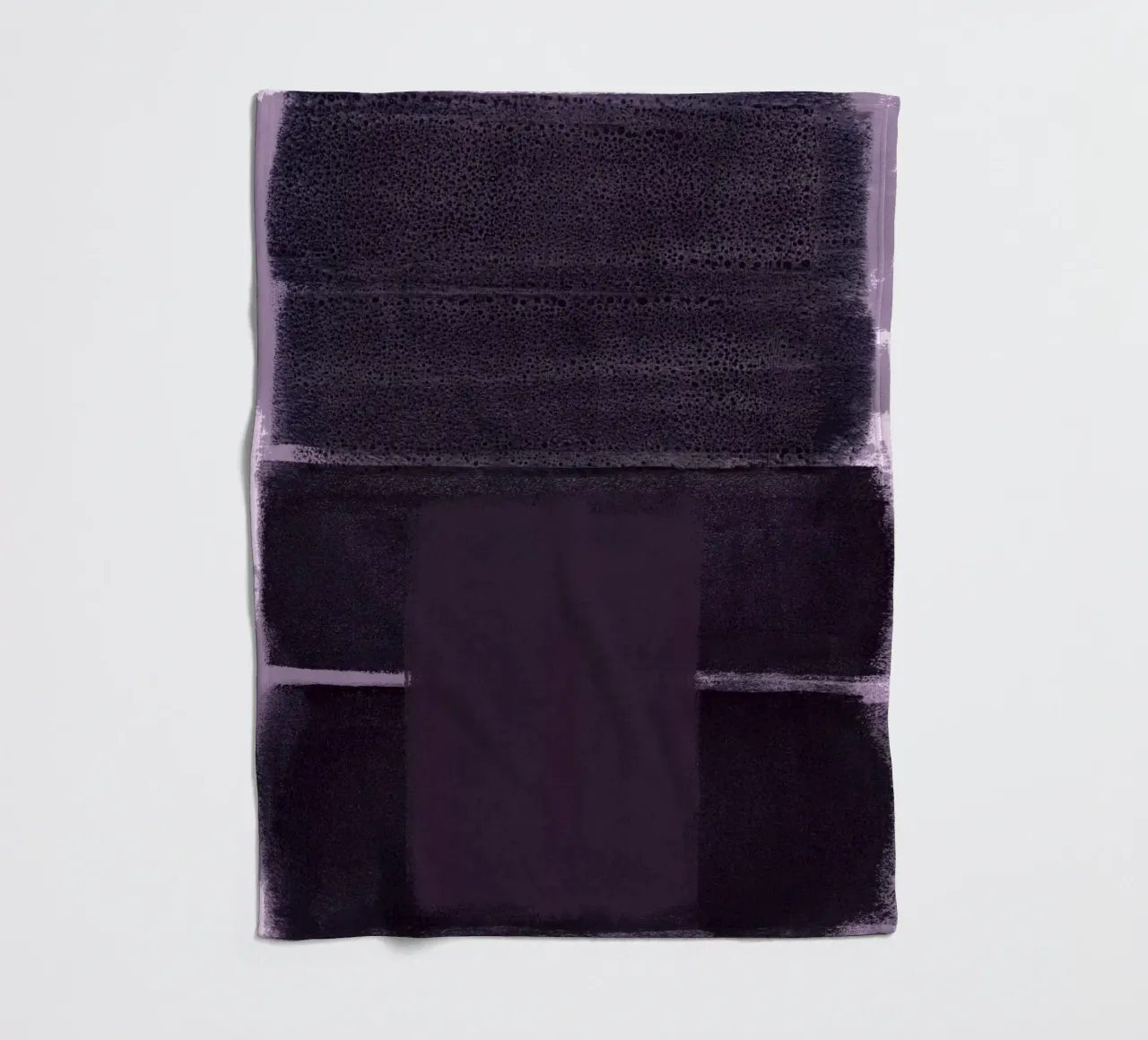 abstract colorfields 2 - purple coperta in pile da IRIS LEHNHARDT FINE ART