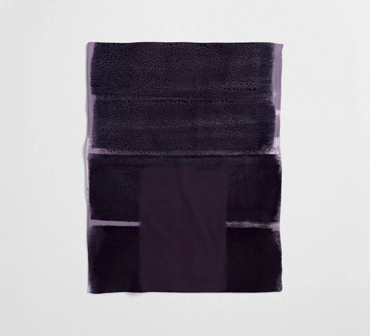 abstract colorfields 2 - purple coperta in pile da IRIS LEHNHARDT FINE ART