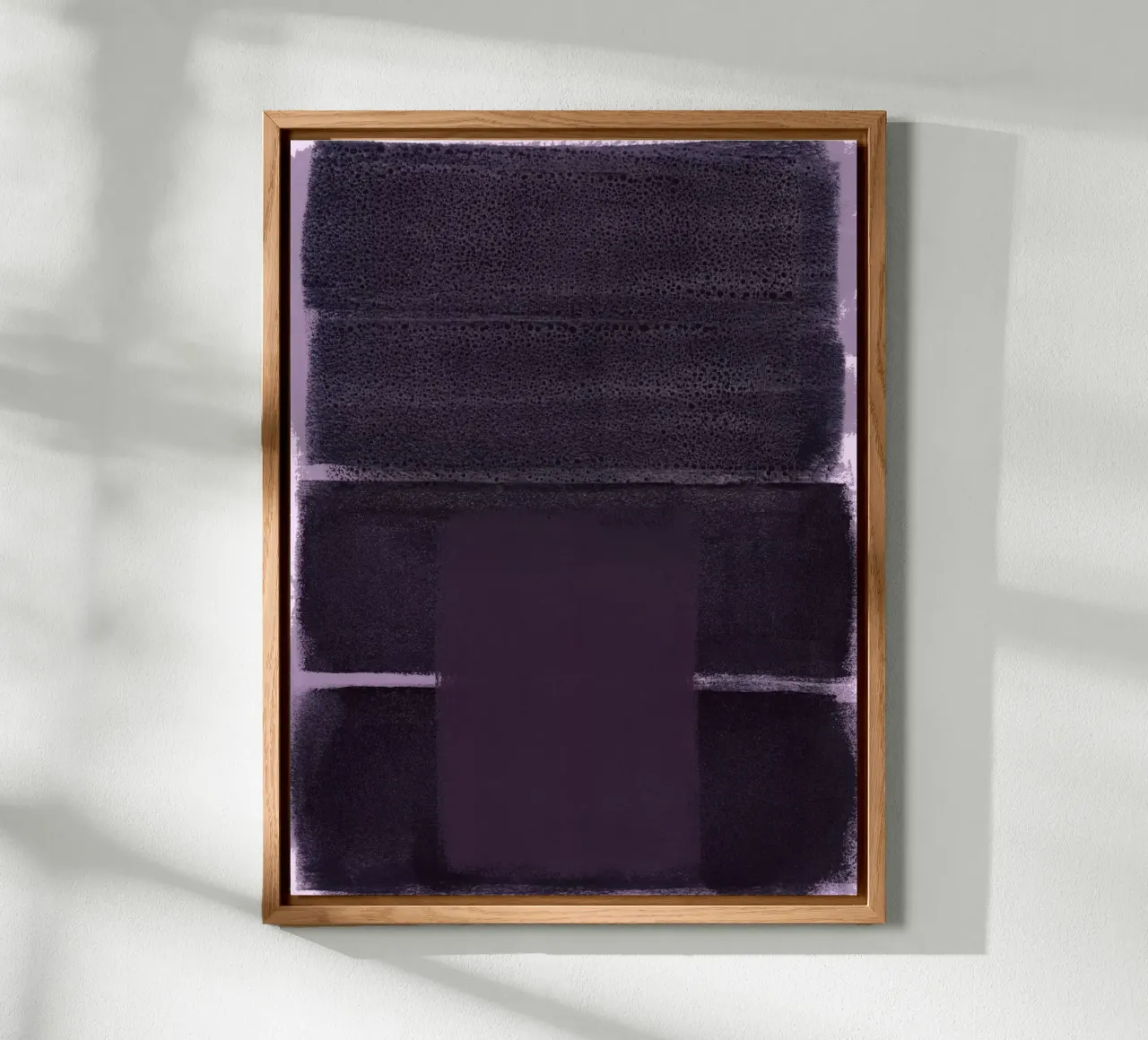 abstract colorfields 2 - purple alluminio dibond da IRIS LEHNHARDT FINE ART