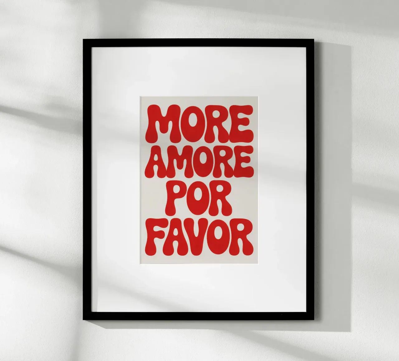 MORE AMORE FOR FAVOR carta hahnemühle da Words by Niki