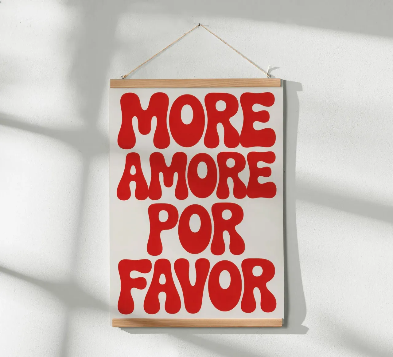 MORE AMORE FOR FAVOR carta hahnemühle da Words by Niki