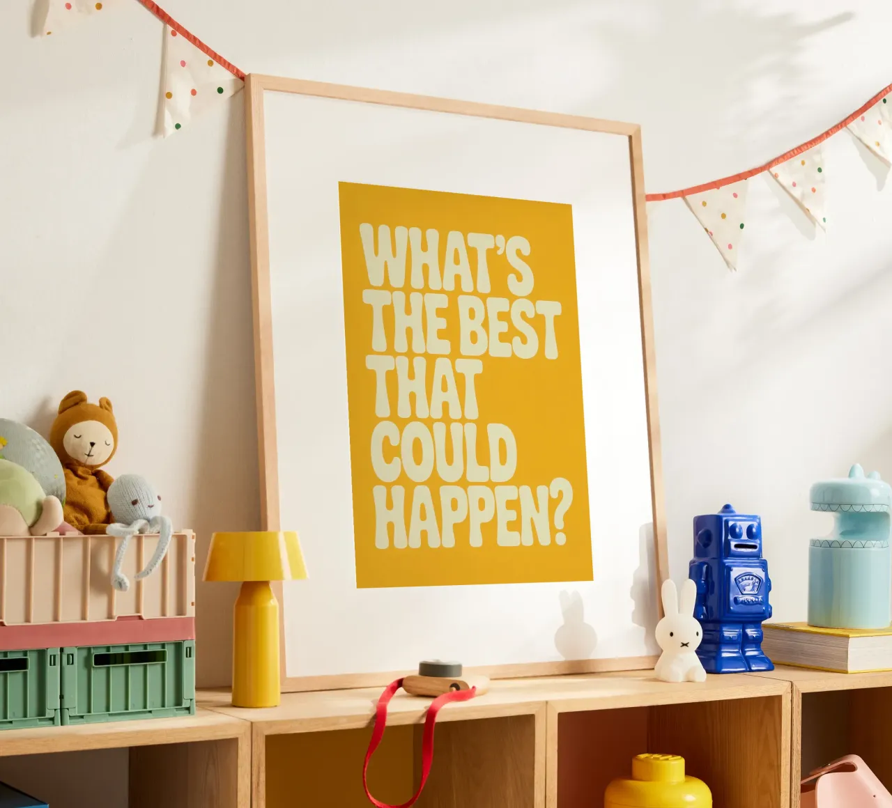 WHAT'S THE BEST THAT COULD HAPPEN? poster da Words by Niki