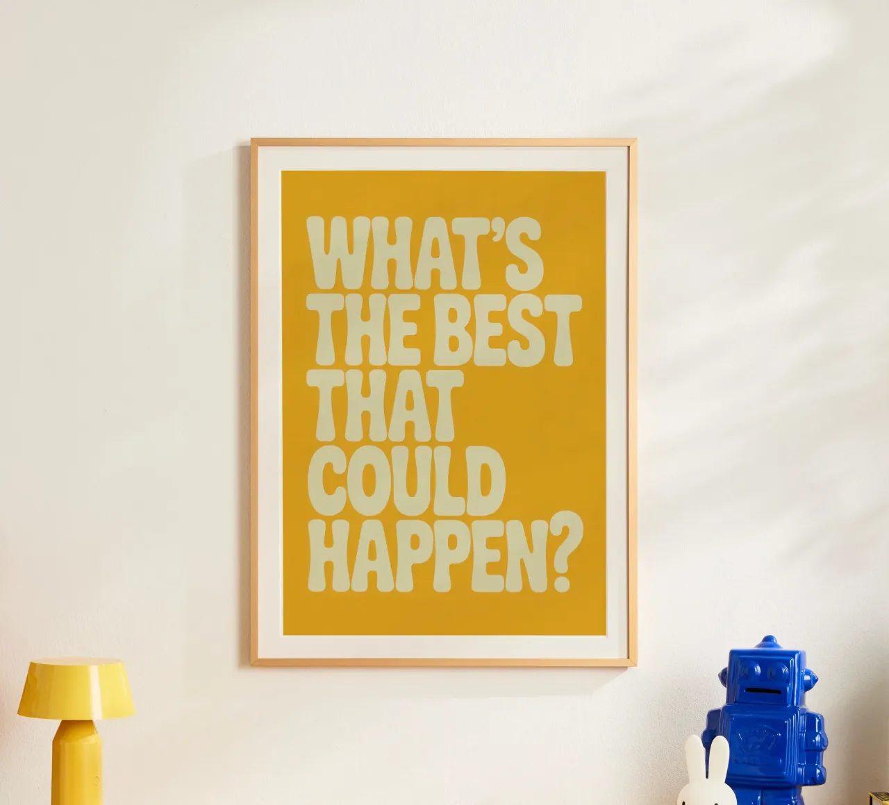 WHAT'S THE BEST THAT COULD HAPPEN? poster da Words by Niki