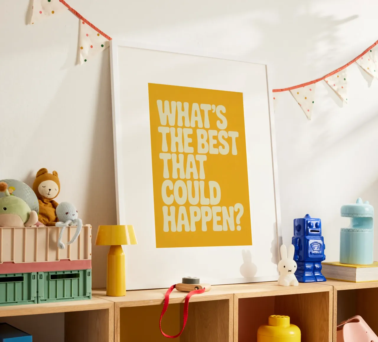 WHAT'S THE BEST THAT COULD HAPPEN? poster da Words by Niki