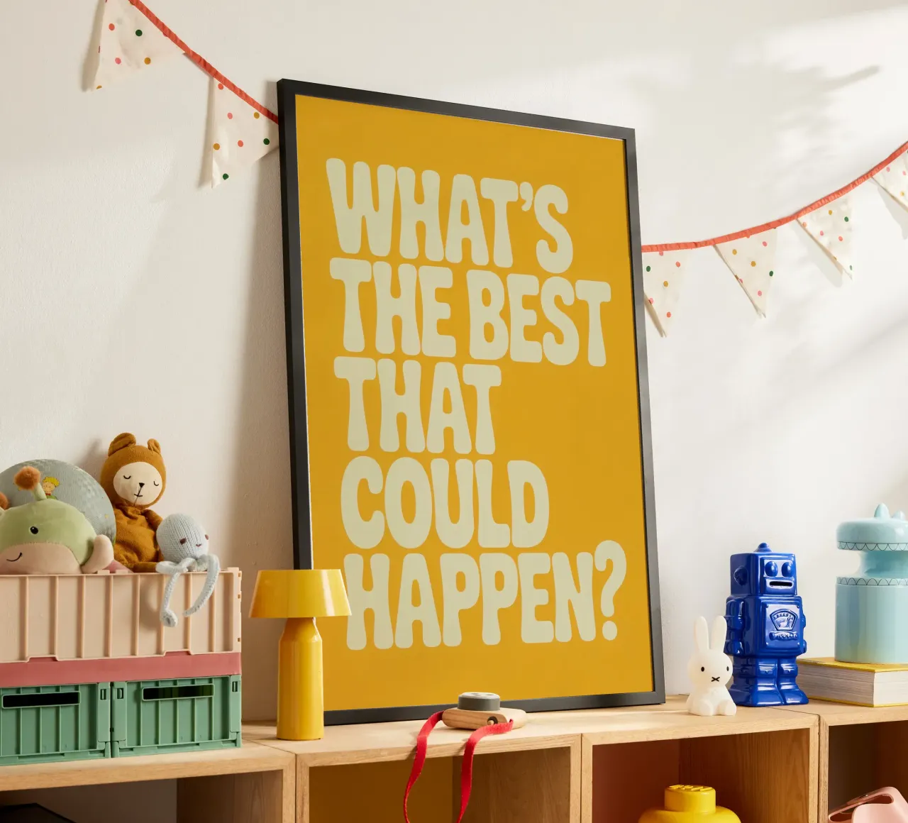 WHAT'S THE BEST THAT COULD HAPPEN? poster da Words by Niki