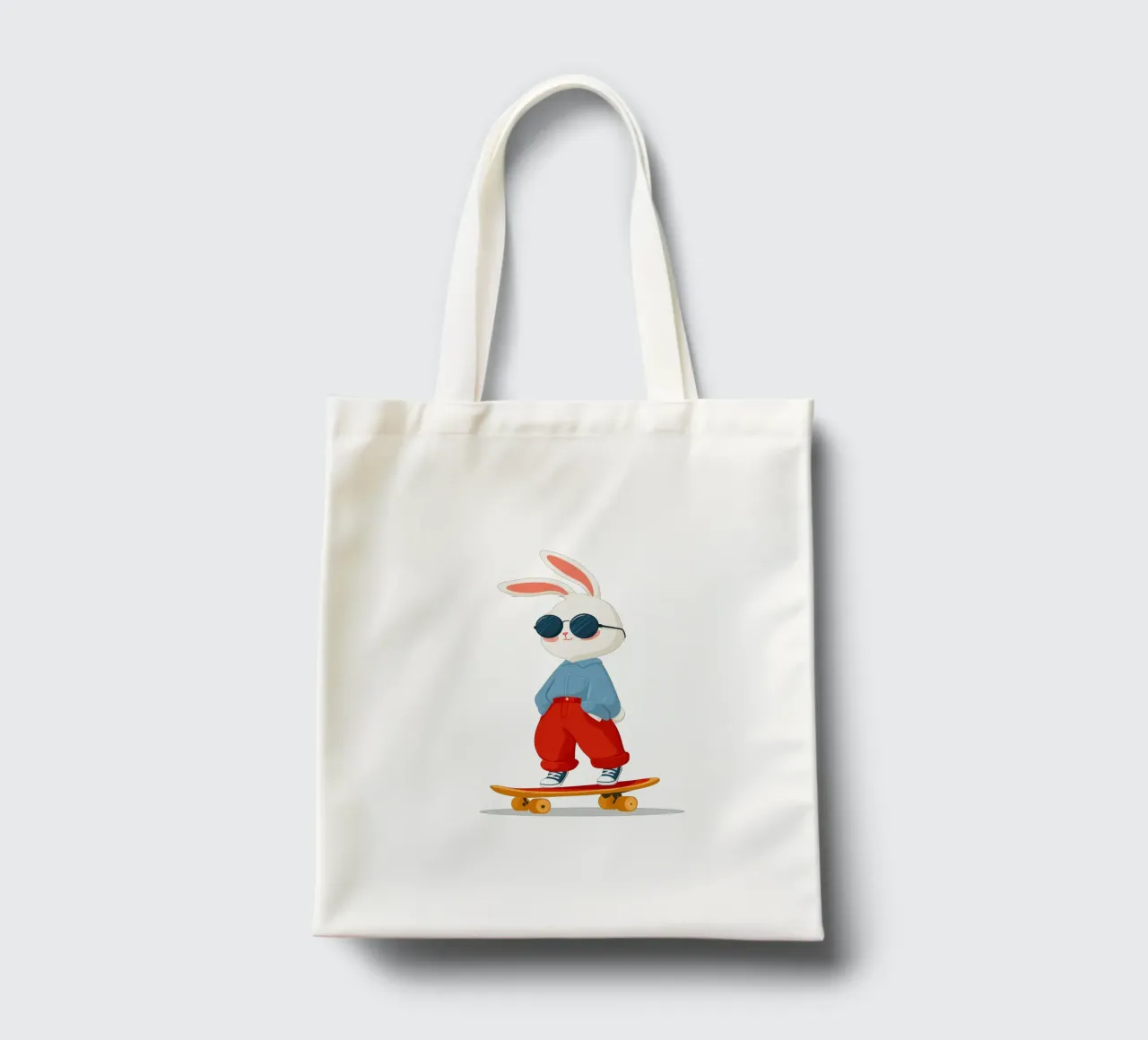 Coniglietto fresco borsa in juta da HookASmile