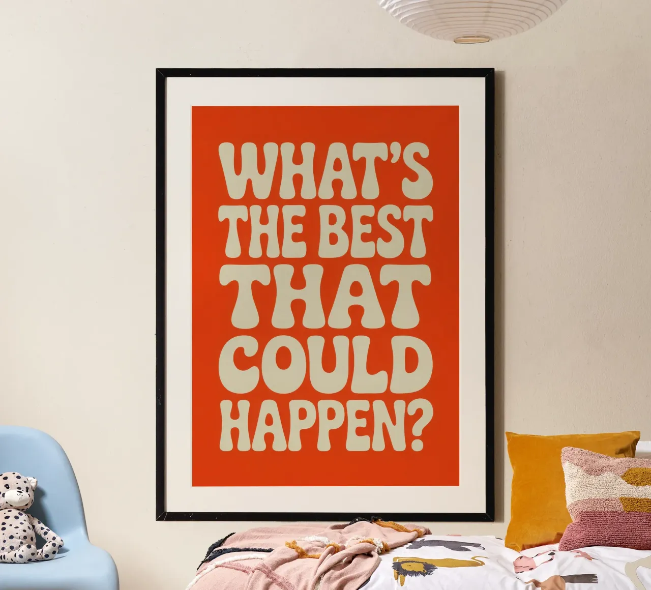 WHAT'S THE BEST THAT COULD HAPPEN? poster da Words by Niki
